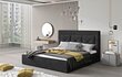 NORE Cloe 04 sänky, 140x200cm, tummanharmaa hinta ja tiedot | Sängyt | hobbyhall.fi