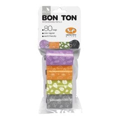 Laukut koirien ulosteille United Pets Bon Ton Regular, 4 x 20 kpl. hinta ja tiedot | United Pets Koirat | hobbyhall.fi