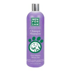 Shampoo koirille Men for San White Fur, 1 l hinta ja tiedot | Men for San Koirat | hobbyhall.fi