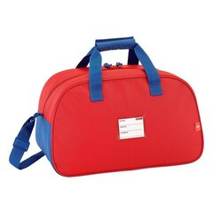 Urheilulaukku Real Sporting de Gijón, 23 l, valkoinen/punainen hinta ja tiedot | Urheilukassit ja reput | hobbyhall.fi