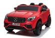 Kaksipaikkainen lasten sähköauto Mercedes GLC 63S QLS 4x4. punainen hinta ja tiedot | Lasten sähköautot | hobbyhall.fi