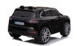 Kaksipaikkainen lasten sähköauto Porsche Cayenne S, musta hinta ja tiedot | Lasten sähköautot | hobbyhall.fi