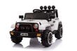 Tupla lasten sähköauto Super Toys Mega Jeep Fulltime 7588, valkoinen hinta ja tiedot | Lasten sähköautot | hobbyhall.fi