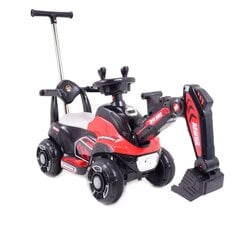 Lasten akkukaivinkone Super Toys MNW-5188, punainen hinta ja tiedot | Lasten sähköautot | hobbyhall.fi