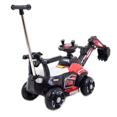 Lasten akkukaivinkone Super Toys MNW-5188, punainen hinta ja tiedot | Lasten sähköautot | hobbyhall.fi