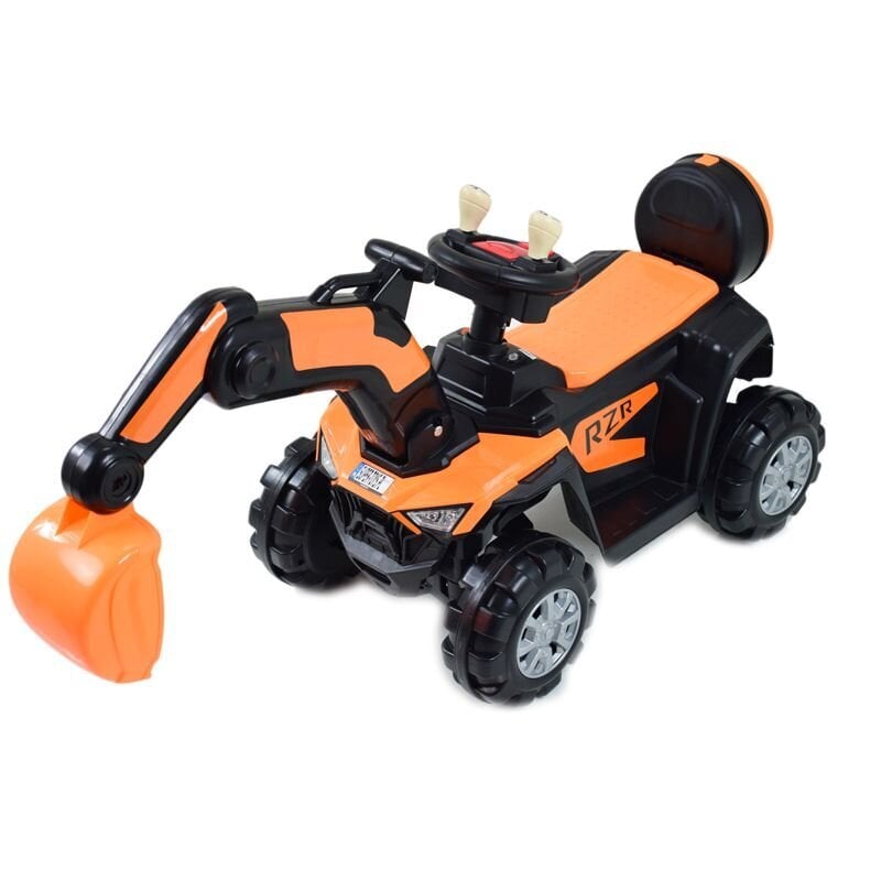 Lasten akkukaivinkone Super Toys YW1788, keltainen hinta ja tiedot | Lasten sähköautot | hobbyhall.fi