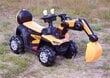 Lasten akkukaivinkone Super Toys YW1788, keltainen hinta ja tiedot | Lasten sähköautot | hobbyhall.fi