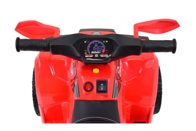 Super Toys Quad Great N116 akkukäyttöinen lasten mönkijä, punainen hinta ja tiedot | Lasten sähköautot | hobbyhall.fi