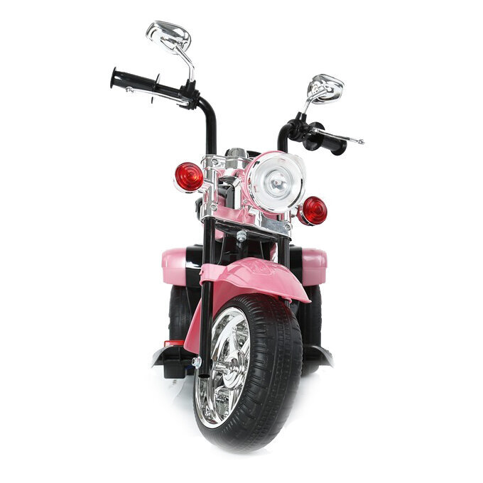 Lasten akkumoottoripyörä Super Toys Chopper TR1501, pinkki hinta ja tiedot | Lasten sähköautot | hobbyhall.fi