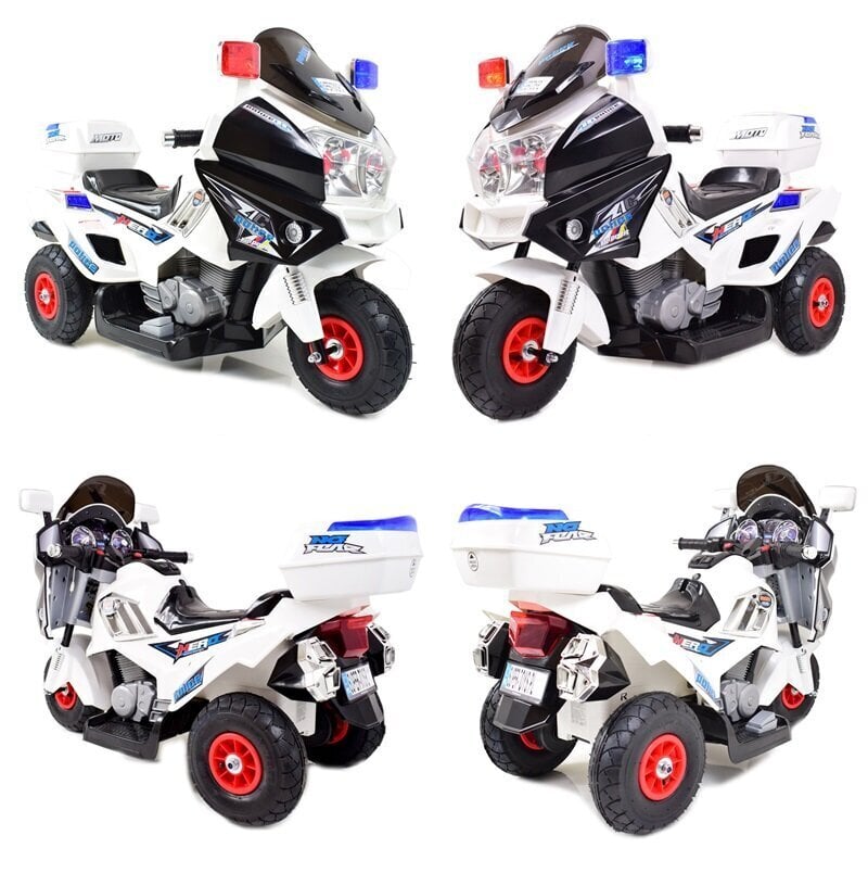 Lasten akku poliisimoottoripyörä Super Toys 8815 12 V hinta ja tiedot | Lasten sähköautot | hobbyhall.fi