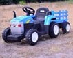 Lasten akkutraktori perävaunulla Super Toys New Holland A009-B, sininen hinta ja tiedot | Lasten sähköautot | hobbyhall.fi