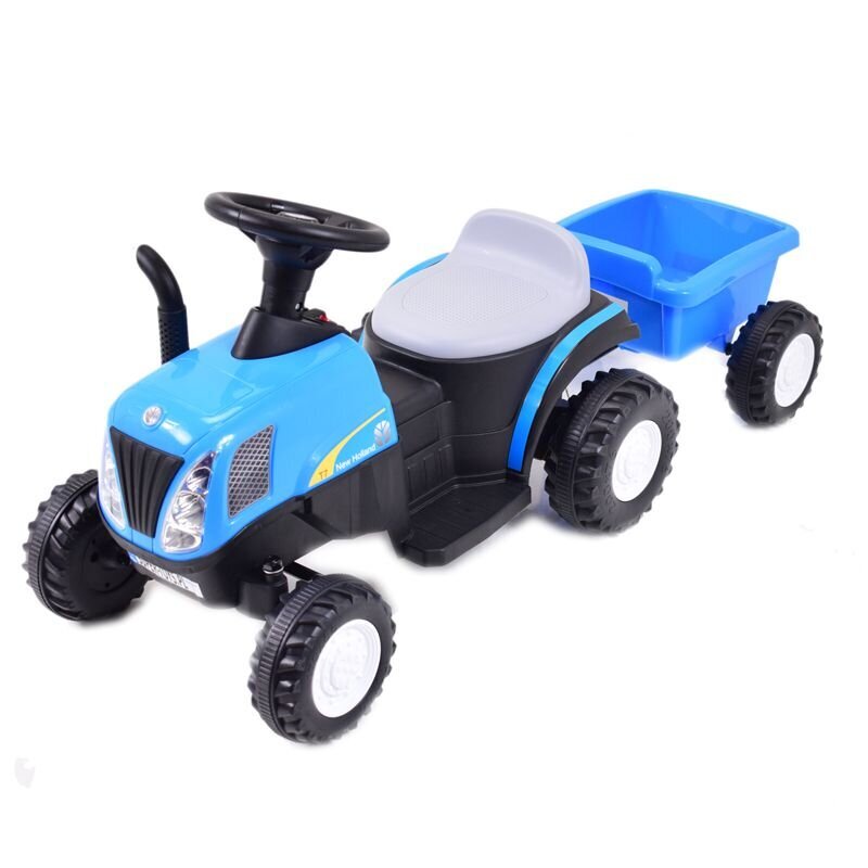 Lasten akkutraktori Super Toys New Holland A009, sininen hinta ja tiedot | Lasten sähköautot | hobbyhall.fi