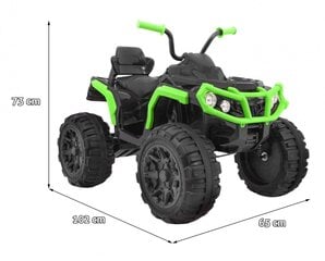 Lasten sähköinen mönkijä Quad ATV 2.4G, musta hinta ja tiedot | Lasten sähköautot | hobbyhall.fi