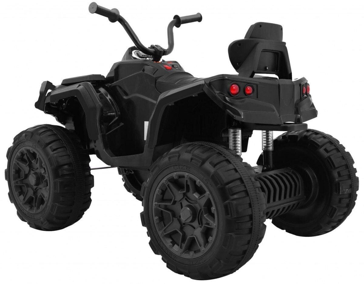 Lasten sähköinen nelipyöräinen Quad ATV, musta hinta ja tiedot | Lasten sähköautot | hobbyhall.fi