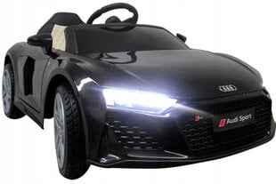 Yhden hengen sähköauto lapsille Audi R8 Sport B, musta hinta ja tiedot | Lasten sähköautot | hobbyhall.fi