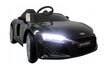 Yhden hengen sähköauto lapsille Audi R8 Sport B, musta hinta ja tiedot | Lasten sähköautot | hobbyhall.fi