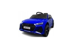 Yhden hengen sähköauto lapsille Audi RS6, sininen hinta ja tiedot | Lasten sähköautot | hobbyhall.fi