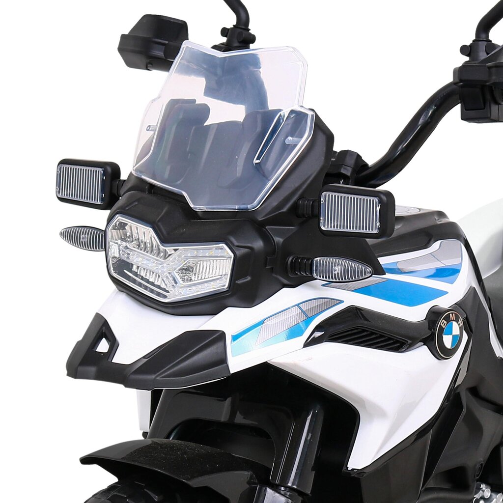 Yksipaikkainen sähköauto-moottoripyörä BMW F850 GS, poliisi hinta ja tiedot | Lasten sähköautot | hobbyhall.fi