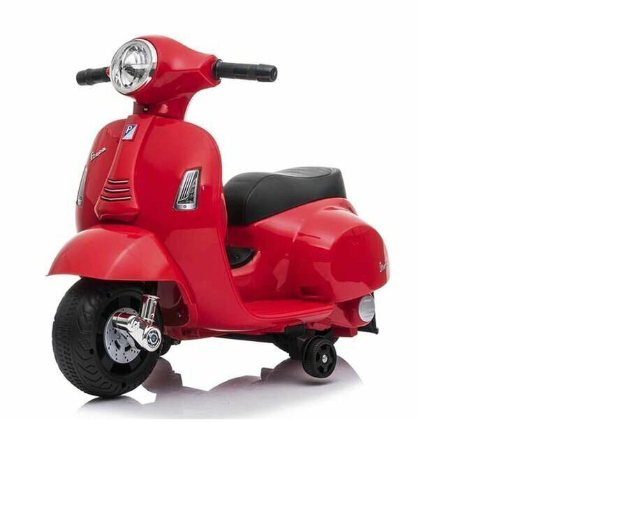 Yksipaikkainen lasten sähkömoottoripyörä Vespa, punainen hinta ja tiedot | Lasten sähköautot | hobbyhall.fi