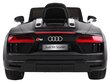 Audi R8 Spyder yksipaikkainen lasten sähköauto, musta hinta ja tiedot | Lasten sähköautot | hobbyhall.fi