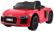 Audi R8 Spyder yksipaikkainen sähköauto lapsille, punainen hinta ja tiedot | Lasten sähköautot | hobbyhall.fi