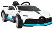 Bugatti Divo yksipaikkainen sähköauto lapsille, valkoinen hinta ja tiedot | Lasten sähköautot | hobbyhall.fi