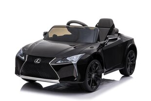 Yksipaikkainen lasten sähköauto Lexus LC500, musta hinta ja tiedot | Lasten sähköautot | hobbyhall.fi