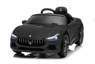 Maserati Ghibli yksipaikkainen sähköauto lapsille, musta hinta ja tiedot | Lasten sähköautot | hobbyhall.fi