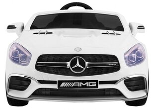 Mercedes AMG SL65 yksipaikkainen lasten sähköauto, valkoinen hinta ja tiedot | Lasten sähköautot | hobbyhall.fi