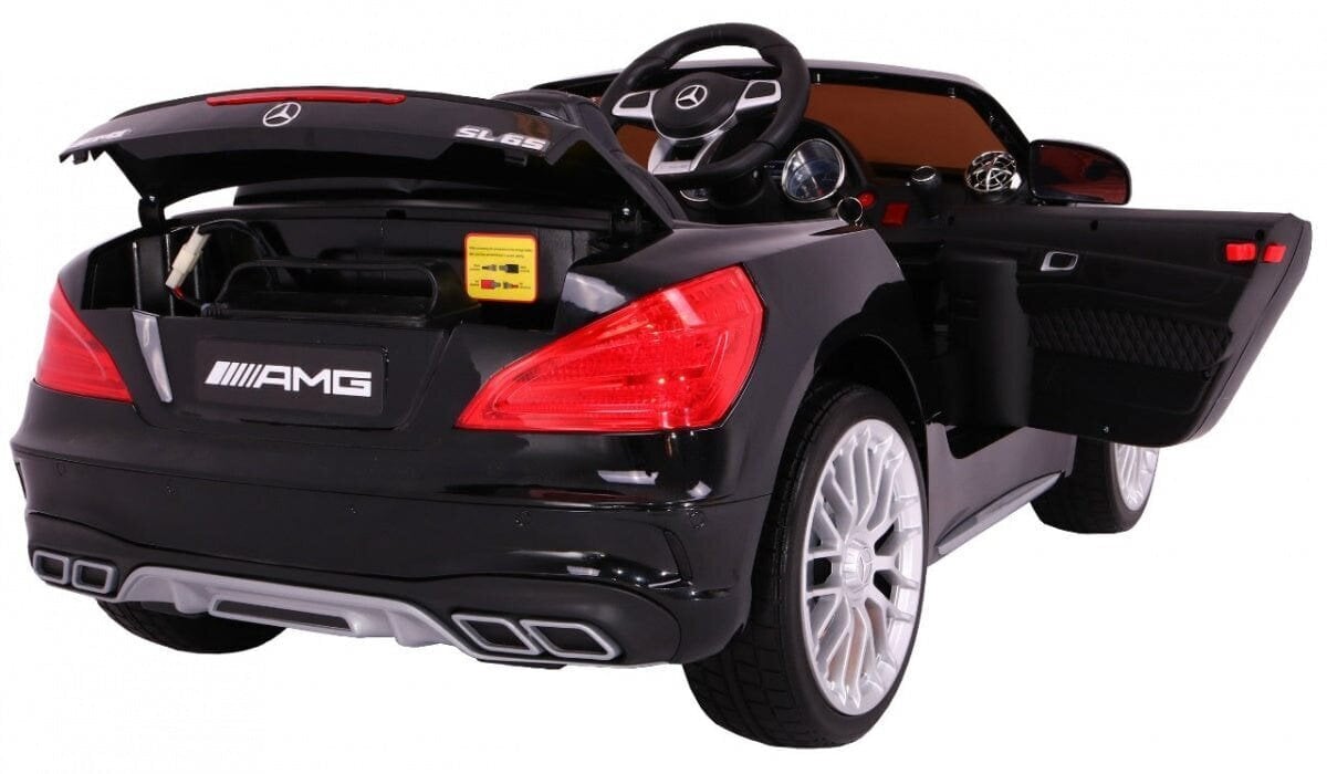 Mercedes AMG SL65 yksipaikkainen lasten sähköauto, musta hinta ja tiedot | Lasten sähköautot | hobbyhall.fi