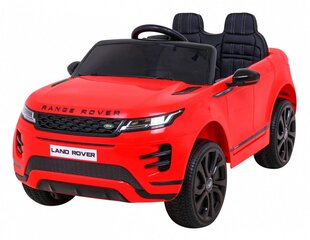 Yksipaikkainen lasten sähköauto Range Rover Evoque, punainen hinta ja tiedot | Lasten sähköautot | hobbyhall.fi