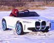 Yksipaikkainen lasten sähköauto Super Toys Bmw i4, valkoinen hinta ja tiedot | Lasten sähköautot | hobbyhall.fi