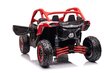 Kaksoissähköauto buggy dk-ca001, punainen hinta ja tiedot | Lasten sähköautot | hobbyhall.fi