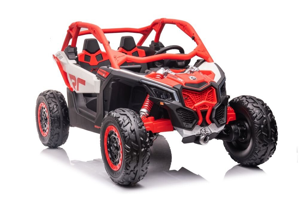 Kaksoissähköauto buggy dk-ca001, punainen hinta ja tiedot | Lasten sähköautot | hobbyhall.fi