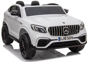 Mercedes glc 63s sähköinen kaksipaikkainen, valkoinen hinta ja tiedot | Lasten sähköautot | hobbyhall.fi