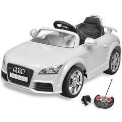 Sähköauto Audi TT RS, valkoinen hinta ja tiedot | Lasten sähköautot | hobbyhall.fi