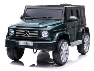 Lasten yksipaikkainen sähköauto mercedes g500, tummanvihreä hinta ja tiedot | Lasten sähköautot | hobbyhall.fi