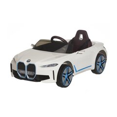 Vaikiškas elektromobilis BMW i4 12V 2.4G, nuotolinio valdymo EVA ratai hinta ja tiedot | Lasten sähköautot | hobbyhall.fi