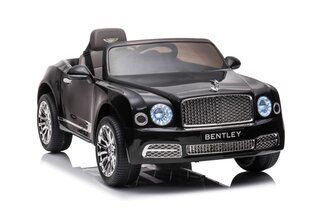 Bentley mulsanne yksipaikkainen sähköauto lapsille, musta hinta ja tiedot | Lasten sähköautot | hobbyhall.fi