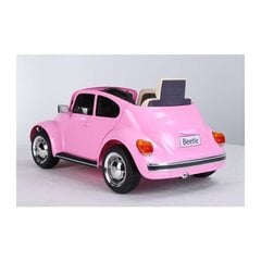 Vaikiškas elektromobilis Beetle 12V, rožinis hinta ja tiedot | Lasten sähköautot | hobbyhall.fi