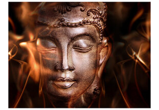 Valokuvatapetti - Buddha. Fire of meditation. 350x270 cm hinta ja tiedot | Valokuvatapetit | hobbyhall.fi