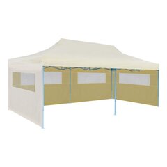 Pop-up taitettava teltta VidaXL, 300x600 cm, valkoinen hinta ja tiedot | Puutarhapaviljongit | hobbyhall.fi