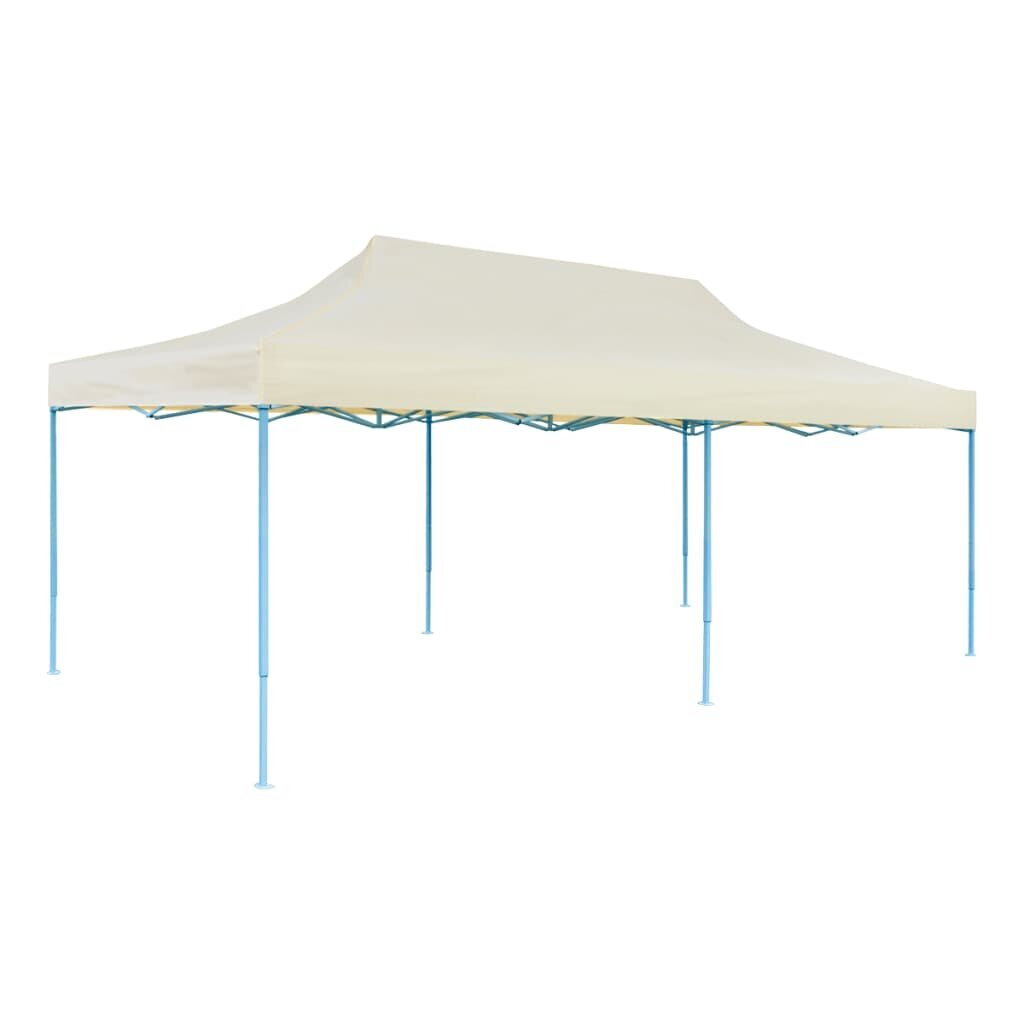 Pop-up taitettava teltta VidaXL, 300x600 cm, valkoinen hinta ja tiedot | Puutarhapaviljongit | hobbyhall.fi