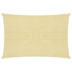 vidaXL aurinkovarjo, beige, 6x8m, HDPE, 160g/m² hinta ja tiedot | Aurinkovarjot ja markiisit | hobbyhall.fi