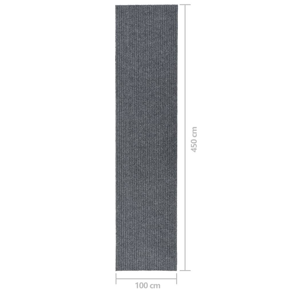 vidaXL Likaa imevä mattokisko, harmaa, 100x450cm hinta ja tiedot | Isot matot | hobbyhall.fi