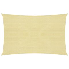 vidaXL aurinkovarjo, beige, 2,5x4m, HDPE, 160g/m² hinta ja tiedot | Aurinkovarjot ja markiisit | hobbyhall.fi