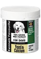 Yeast & Calcium 135g, Kennels`Favourite hinta ja tiedot | Koiran terveys ja hyvinvointi | hobbyhall.fi