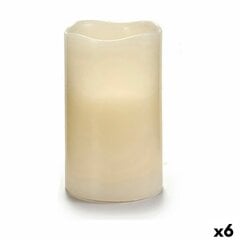 LED Kynttilä Kerma 7,5 x 12,5 x 7,5 cm (6 osaa) hinta ja tiedot | Kynttilät ja kynttilänjalat | hobbyhall.fi