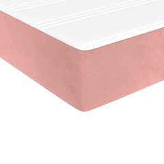 Sänky vidaXL, 90x190 cm, pinkki hinta ja tiedot | Sängyt | hobbyhall.fi