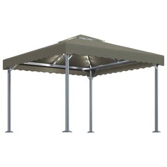 Gazebo vidaXL, ruskea hinta ja tiedot | Puutarhapaviljongit | hobbyhall.fi